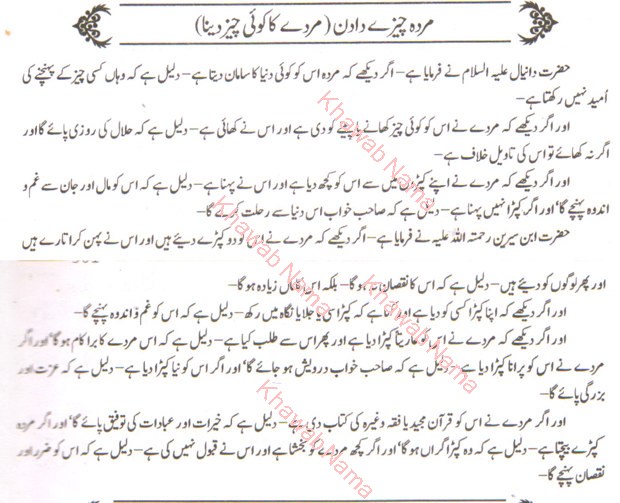 خواب نامه Khawab Nama اردو میں خواب کی تشریح، معنی,islamic dream